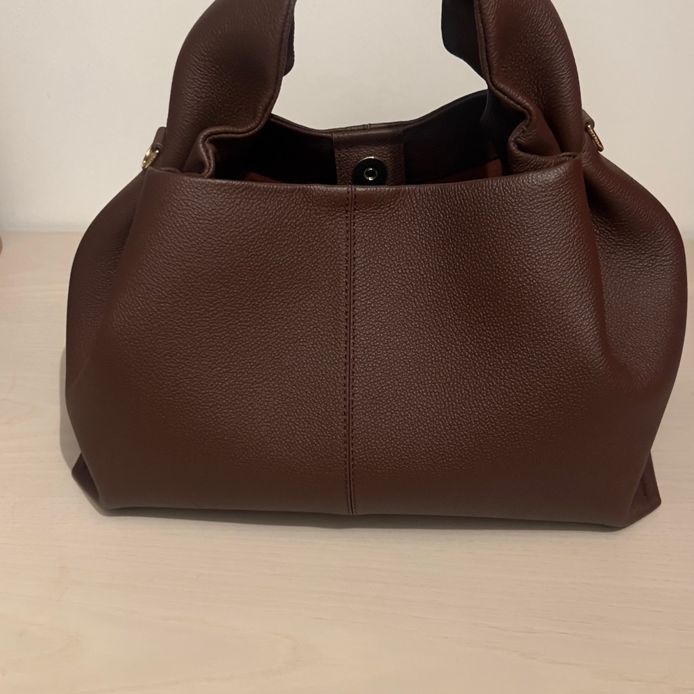 Polene Rich Brown Numero Nuef bag